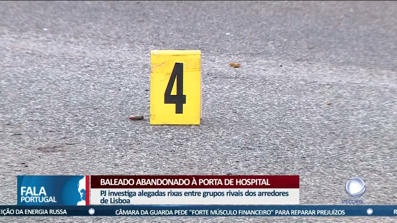 Baleado abandonado à porta de hospital