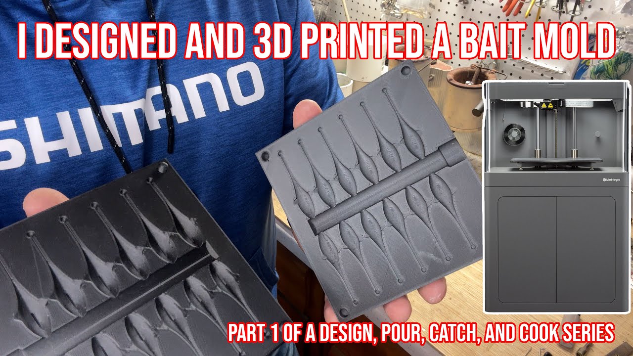 I Designed and 3D Printed a Bait Mold - Science Meets Fishing!