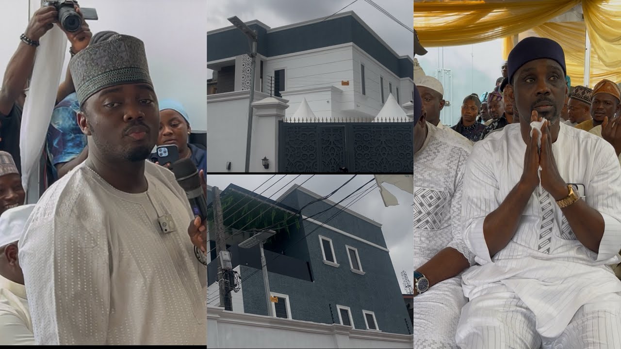 PASUMA UNVEILS MULTIMILLION NAIRA MANSION | HOLDS PRAYER FOR LATE MOTHER’S BIRTHDAY