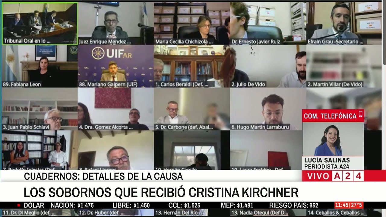 🔴 CAUSA CUADERNOS: LOS DETALLES DE LA CAUSA SOBRE LOS SOBORNOS RECIBIDOS POR CRISTINA KIRCHNER