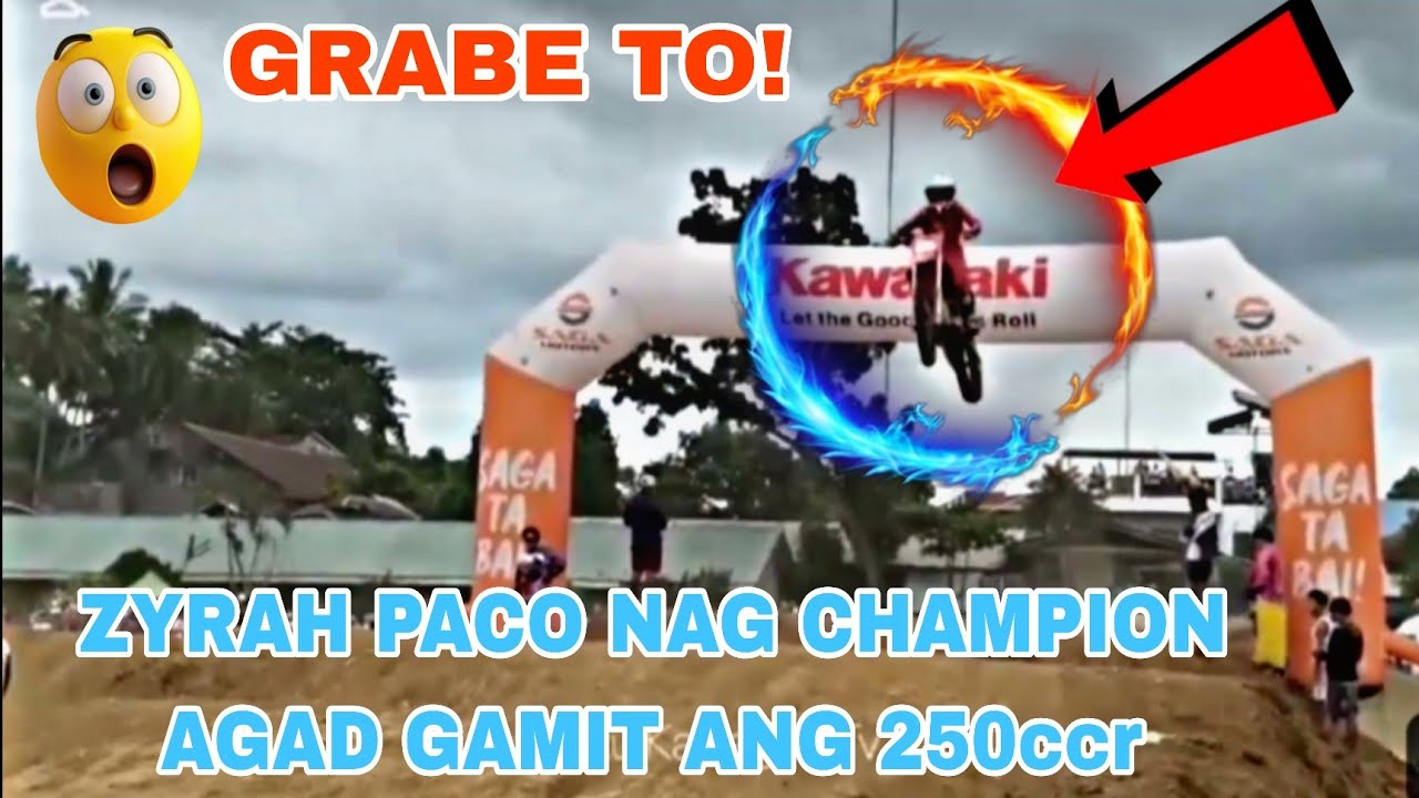 GRABE, ZYRAH PACO😱! NAG CHAMPION AGAD SA 250cc! TALAGANG NAGWALA SA RACETRACK ANG Batang maliit !