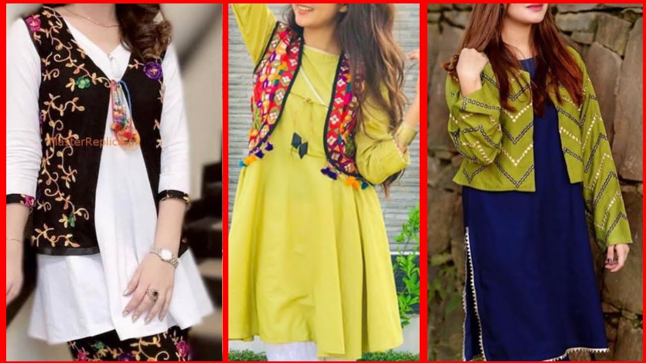 Latest Kurtis With Jacket |2020|Jacket Design For Kurti|#kurti #jacket