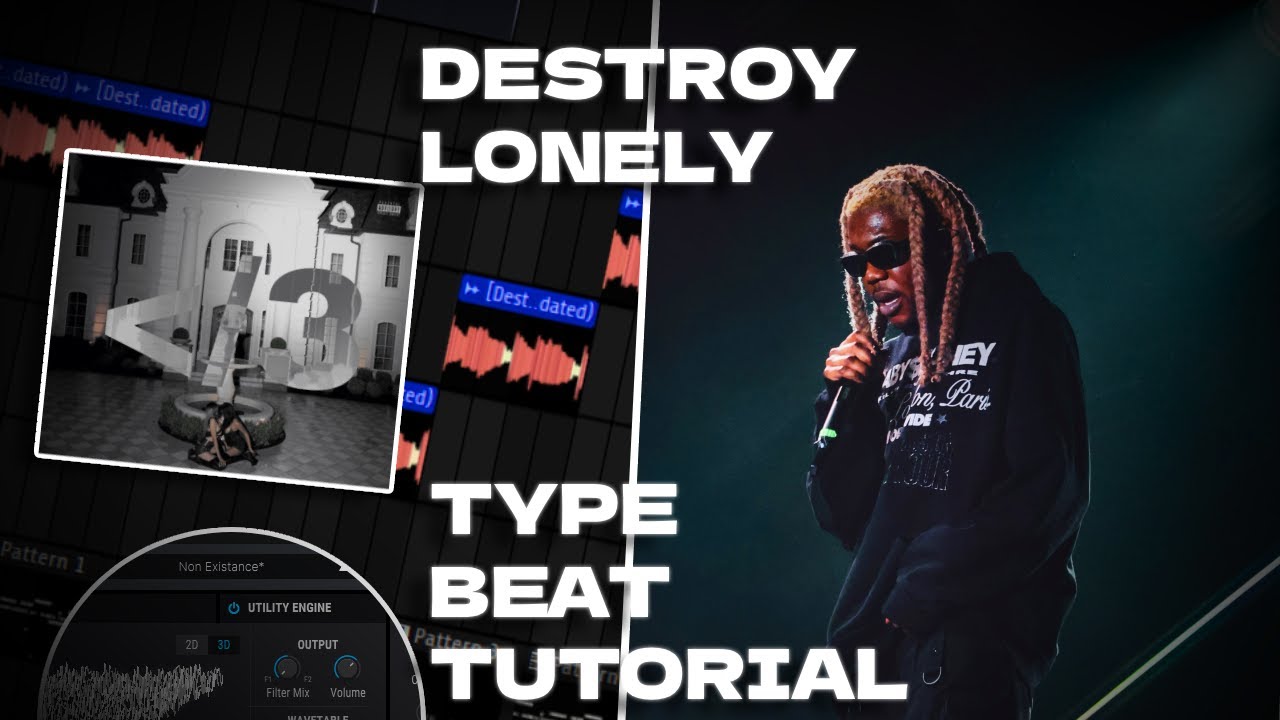 HOW TO MAKE DESTROY LONELY BROKEN HEARTS 3 TYPE BEAT