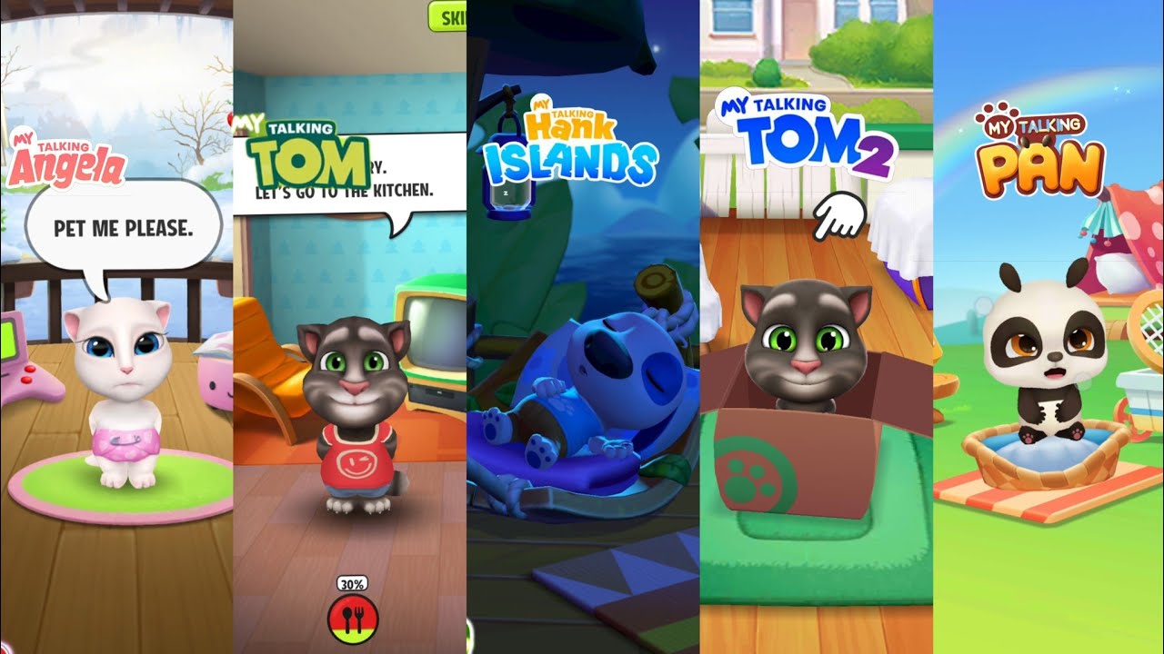Tom cat vs my talking tom 2 😚©