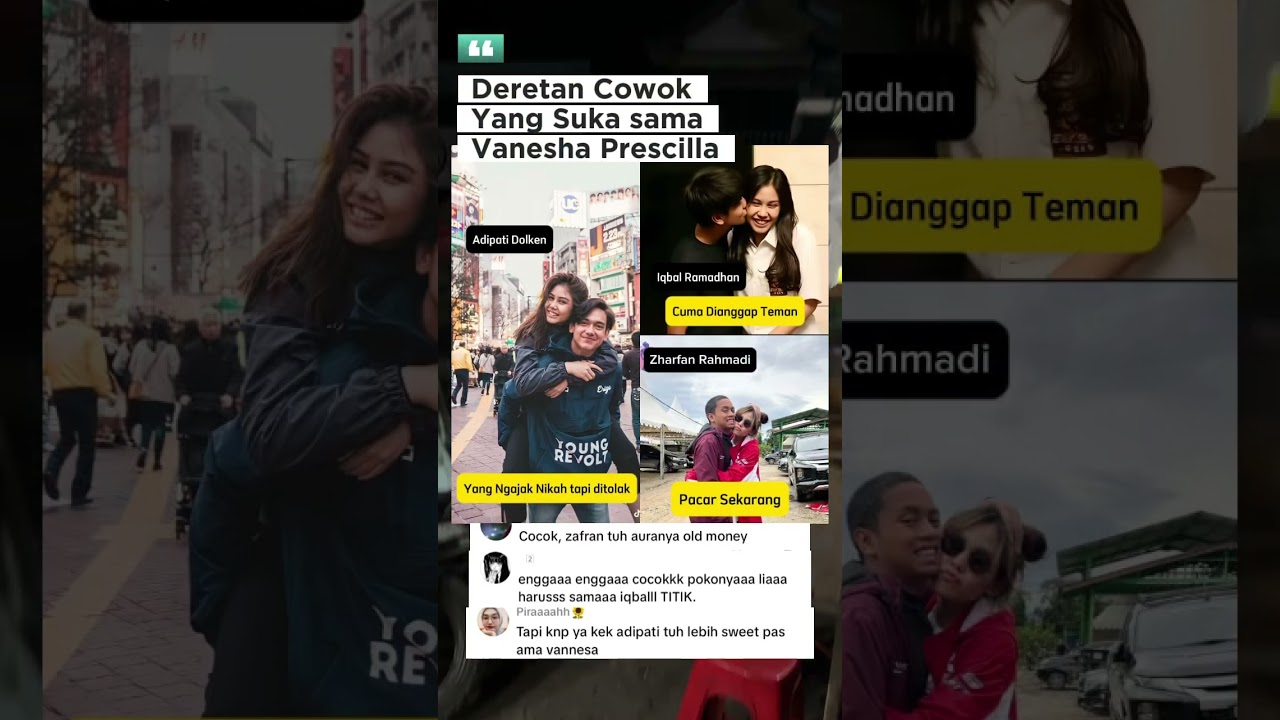 Pacar baru vanesha #vaneshaprescilla #iqbal #adipatidolken #artist #shortsfeed #ytshorts #cover