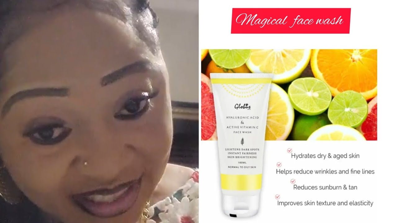 GLOBUS  NATURAL  HYALURONIC ACID AND  ACTIVE VITAMIN  C FACE WASH