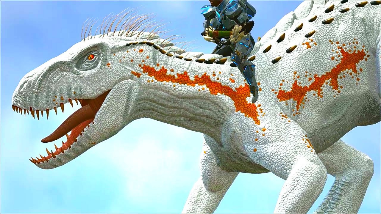 Ark Survival - ALPHA INDORAPTOR vs LARGE DINOs [Ep.413]