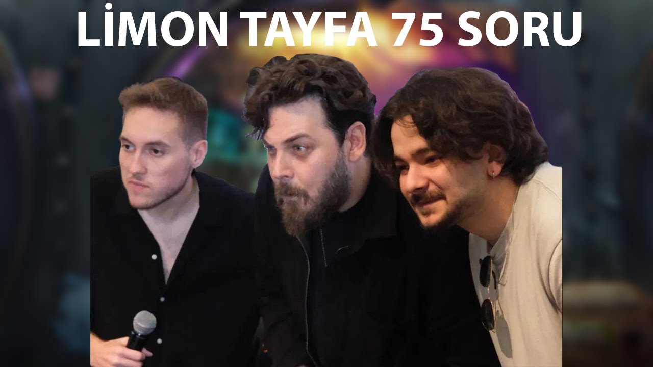 LİMON TAYFA | GAMİNG İSTANBUL | TÜM SORULAR | 75 SORU | 23.09.2023