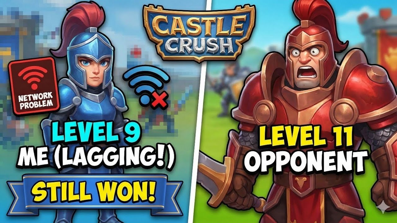 Network 🛜 problem? so what 😎✌️ castle crush victory 