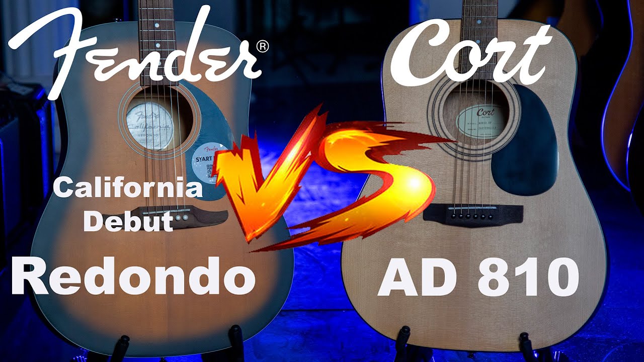 Fender California Debut Redondo VS Cort AD810 OP – | Acoustic Battle 27 |
