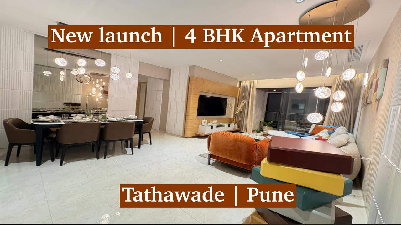 Luxury 4BHK Flats in Tathawade, Pune | New Launch Project Tour & Details 2024