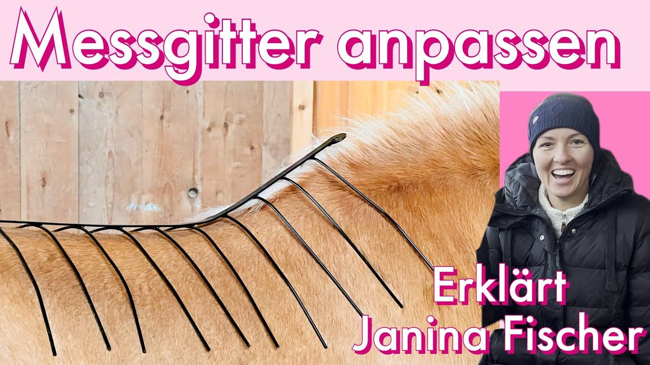 Sattelgitter anpassen | Messgitter für passenden Sattel