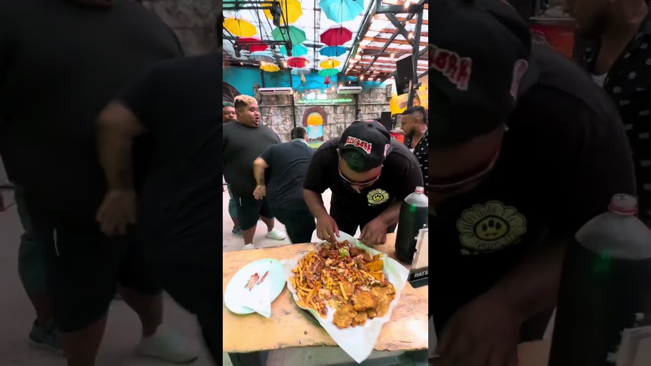 Hice el reto de piedra, papel o tijera, con el team gordo 🤣🍗 #viral