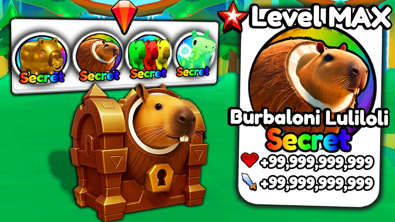 Starting Over as BRAINROT Secret in CAPYBARA Evolution!