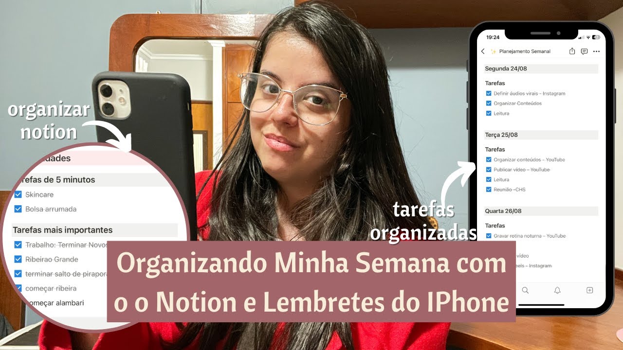 Organize sua Semana Comigo | Com dicas de apps de organização, listas, notas