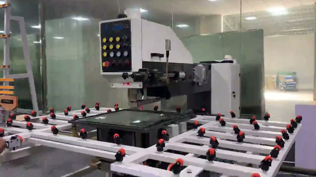 Boost Your Glass Processing with Our High-Precision Vertical Drilling Machine 🚀