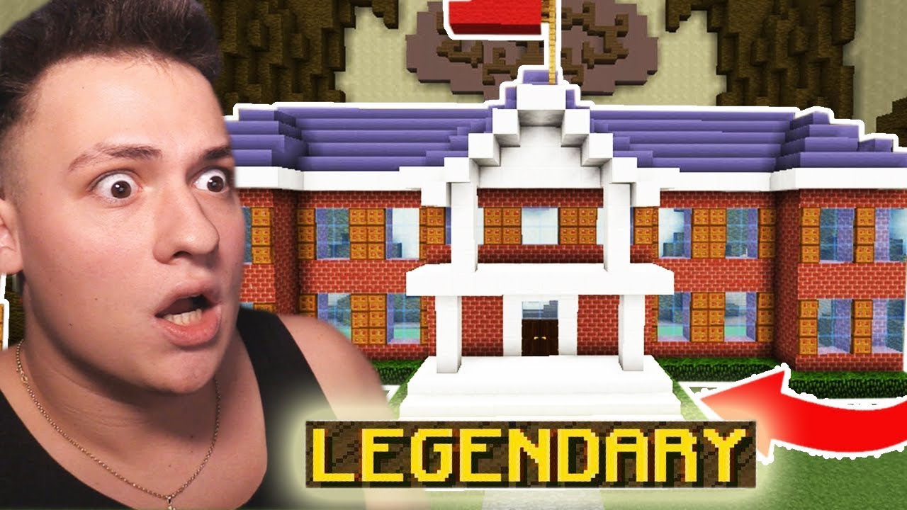 Am Luat LEGENDARY Construind O SCOALA !!! Minecraft Build Battle