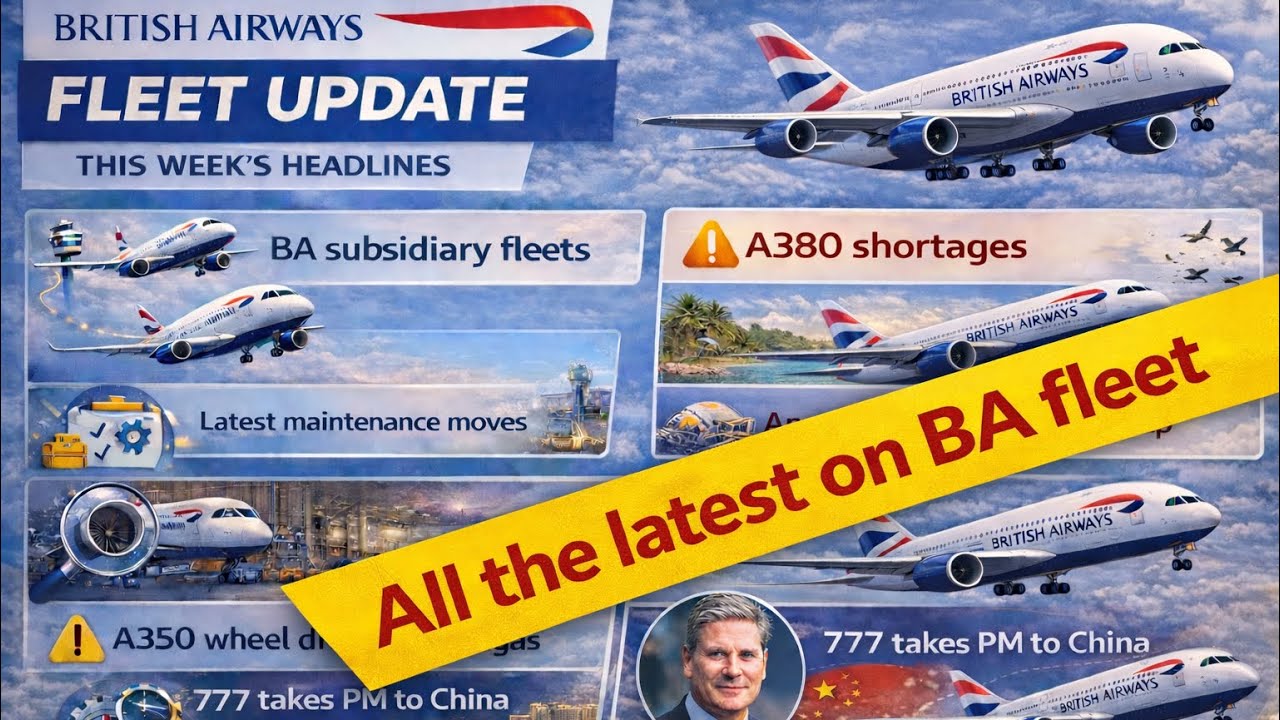 Еженедельное обновление флота British Airways