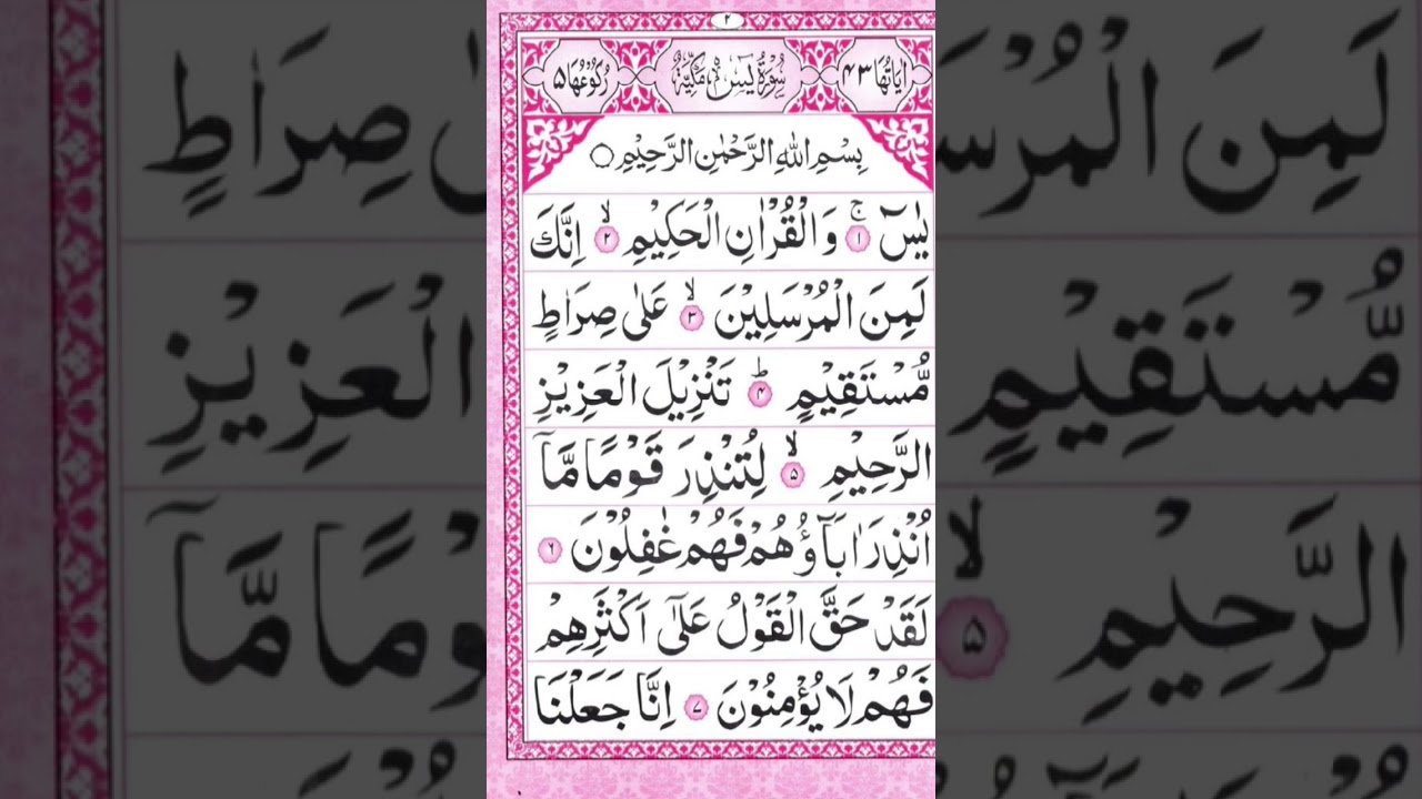 Surah Yaseen | Heart of the Quran | Peace, Protection & Healing