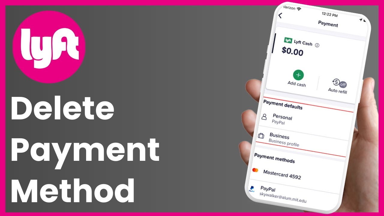 How to Delete Payment Method on Lyft !