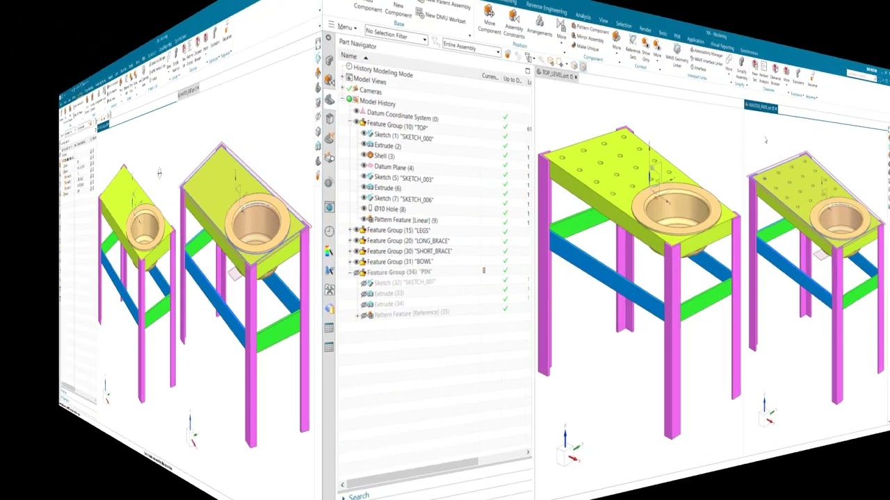 NX Top Down Modeling With Master Link