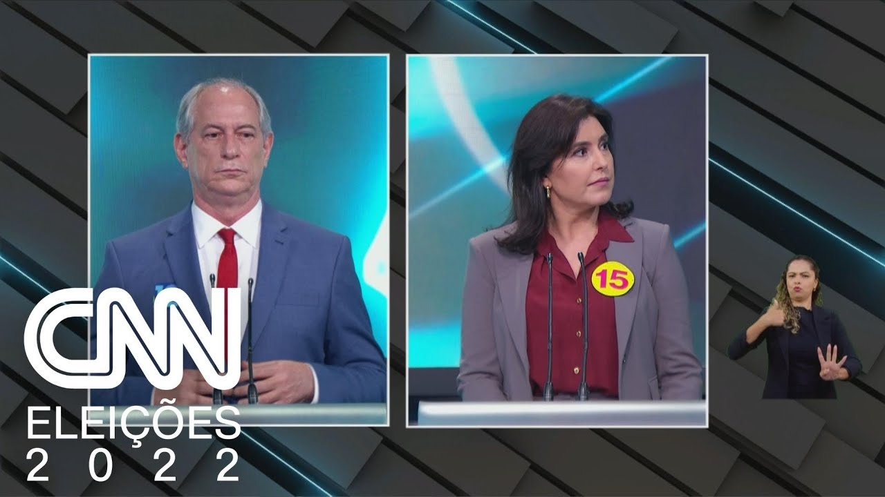 Ciro Gomes (PDT) responde pergunta sobre papel presidencial; Simone Tebet (MDB) comenta | CNN BRASIL