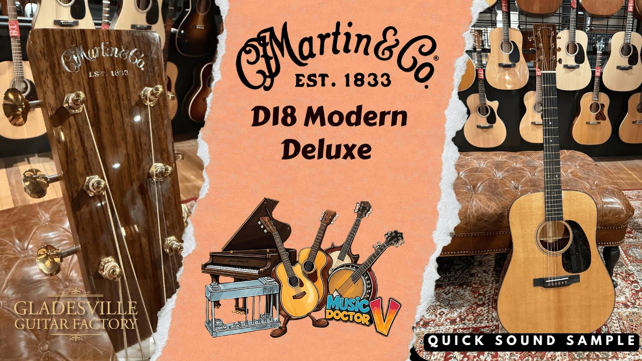 Martin D18 Modern Deluxe - Demo by Michael Varecka - Gladesville Guitar Factory