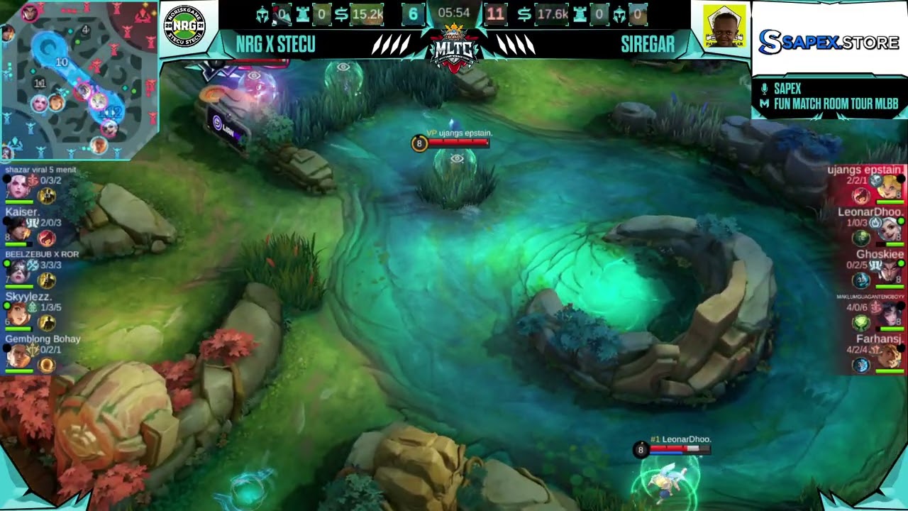 FUN MATCH CUSTOM ROOM MOBILE LEGENDS MLTC NRG X STECU VS SIREGAR