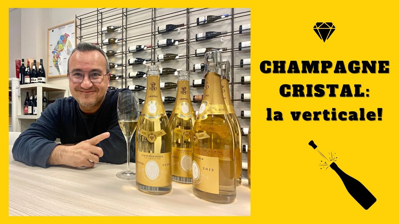 Champagne Cristal, la verticale!
