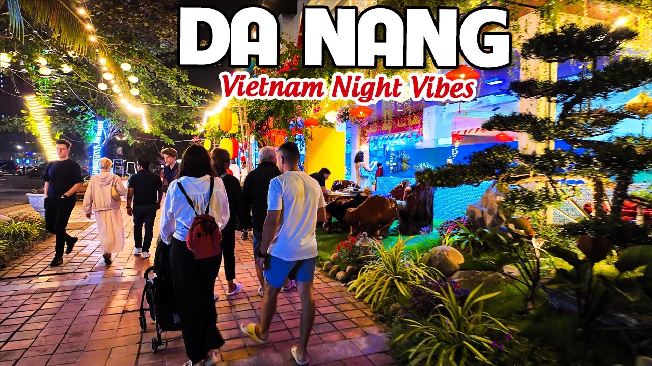 DA NANG VIETNAM 2026 - City Night Vibes at Son Tra Tourist Area & My Khe Promenade & Beach