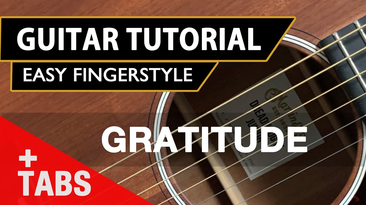 Gratitude | Brandon Lake | Easy Fingerstyle Guitar Tutorial