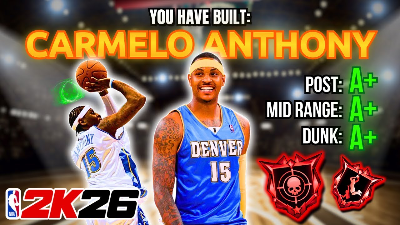 The Best CARMELO ANTHONY BUILD (2009 MELO) in NBA 2K26! w/ Capbreaker Guide
