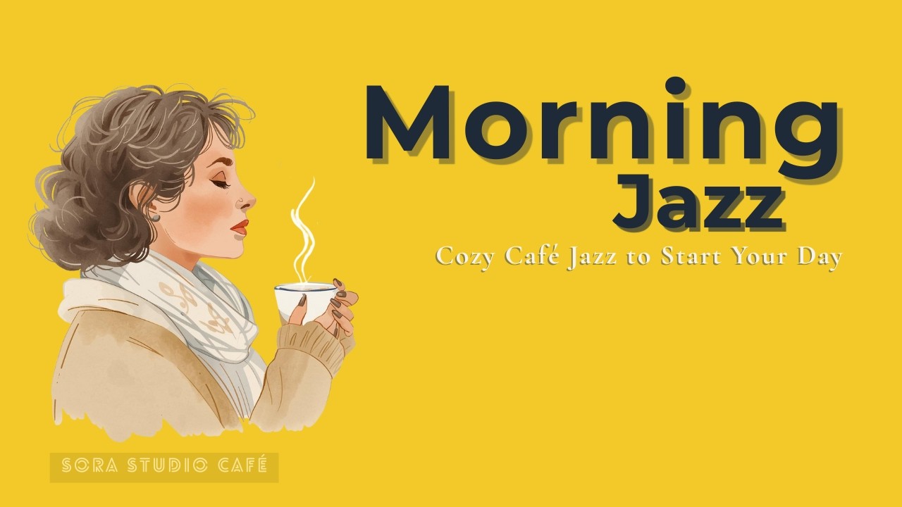 Morning Jazz | Cozy Café Jazz for a Calm & Productive Day