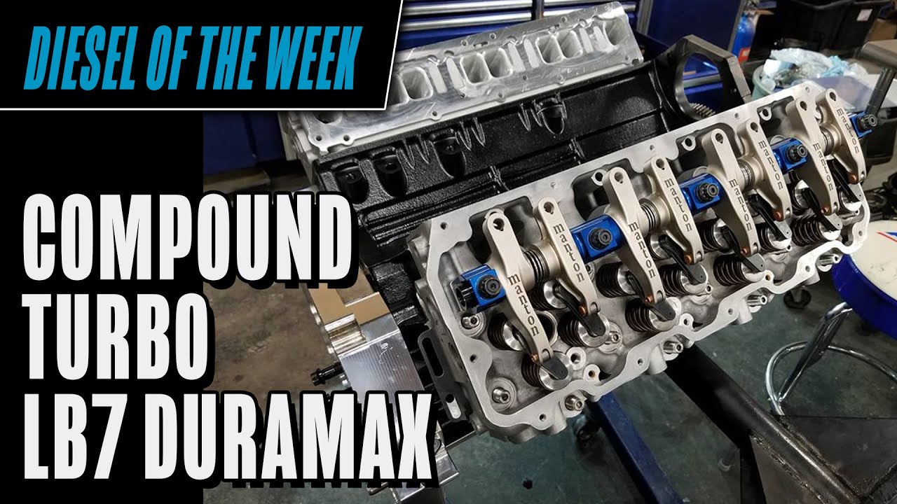 Compound Turbo LB7 Duramax Engine