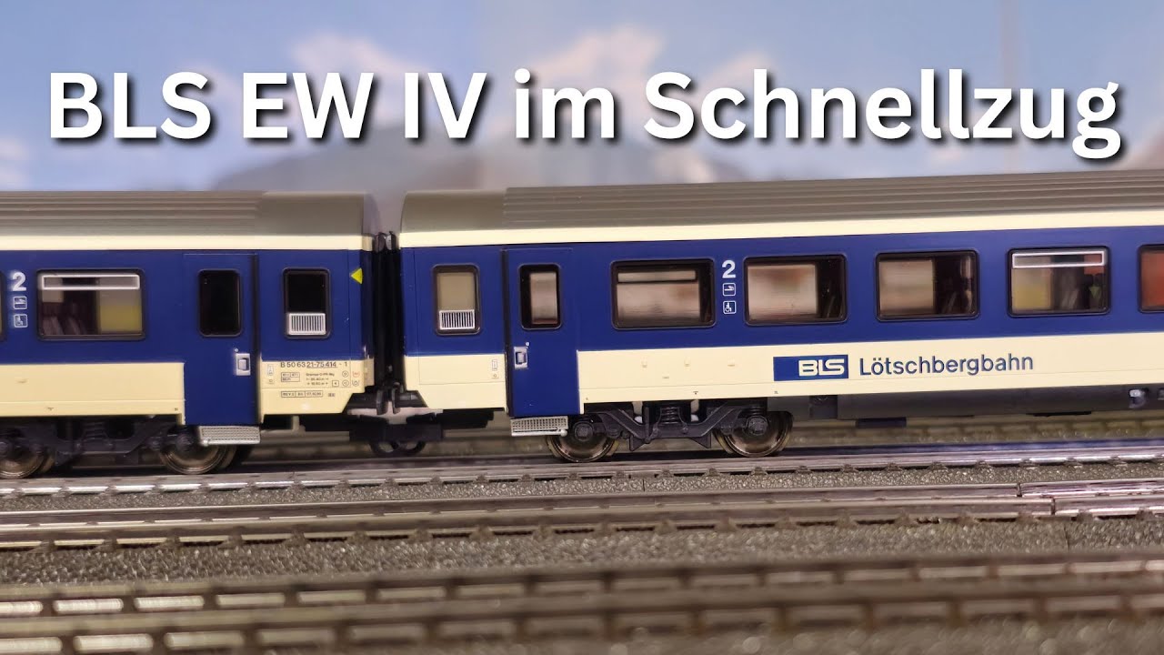 BLS EW IV Wagen im Zugverband eines Schnellzuges