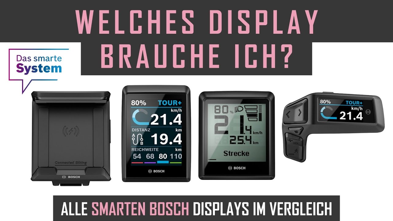 Welches Display brauche ich??? Alle smarten Bosch-Displays im Vergleich!