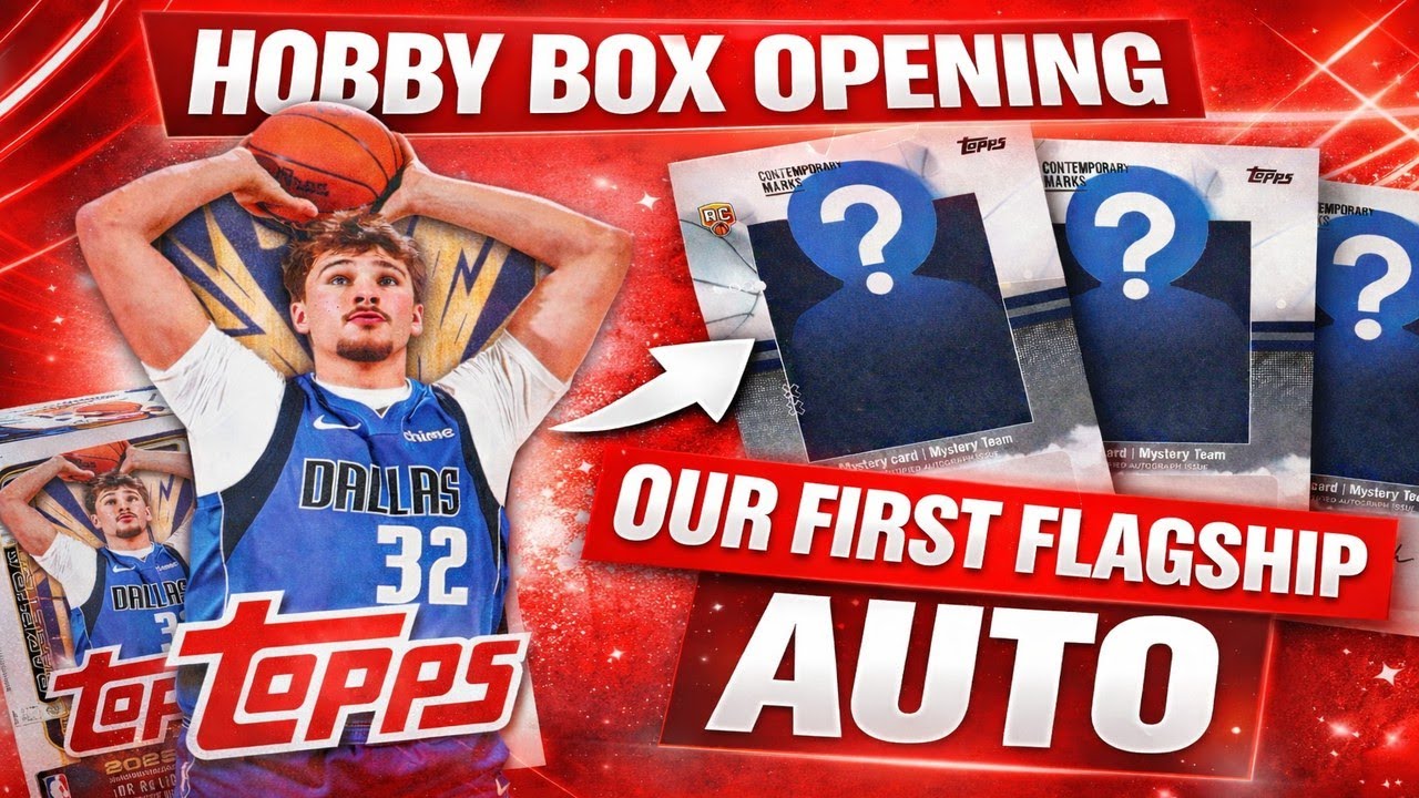 Topps Flagship Basketball Hobby Box 2025-26. Our First Flagship Auto