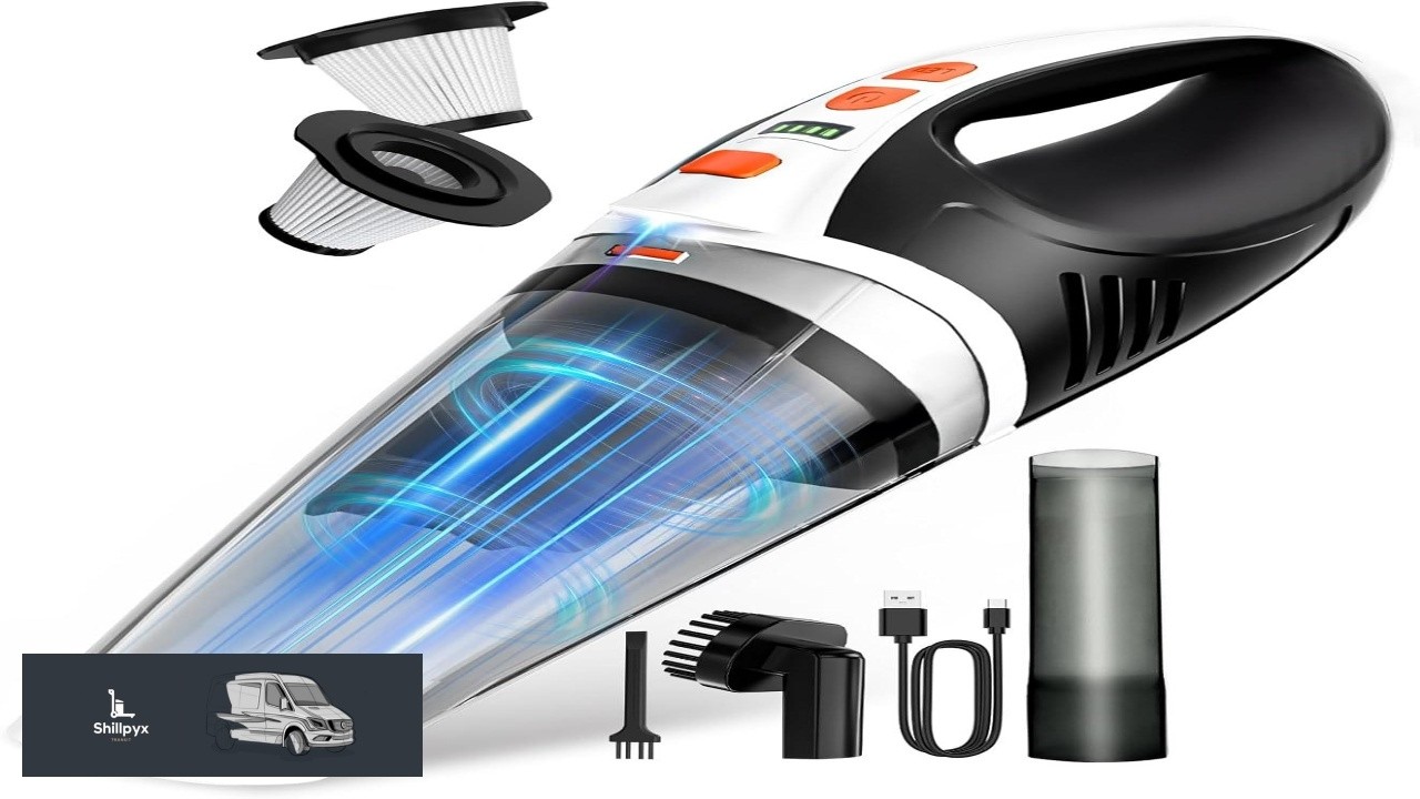 BRL Handheld Vacuum Cordless Brushless Car Vacuum Cleaner with 12000PA Powerful Suction