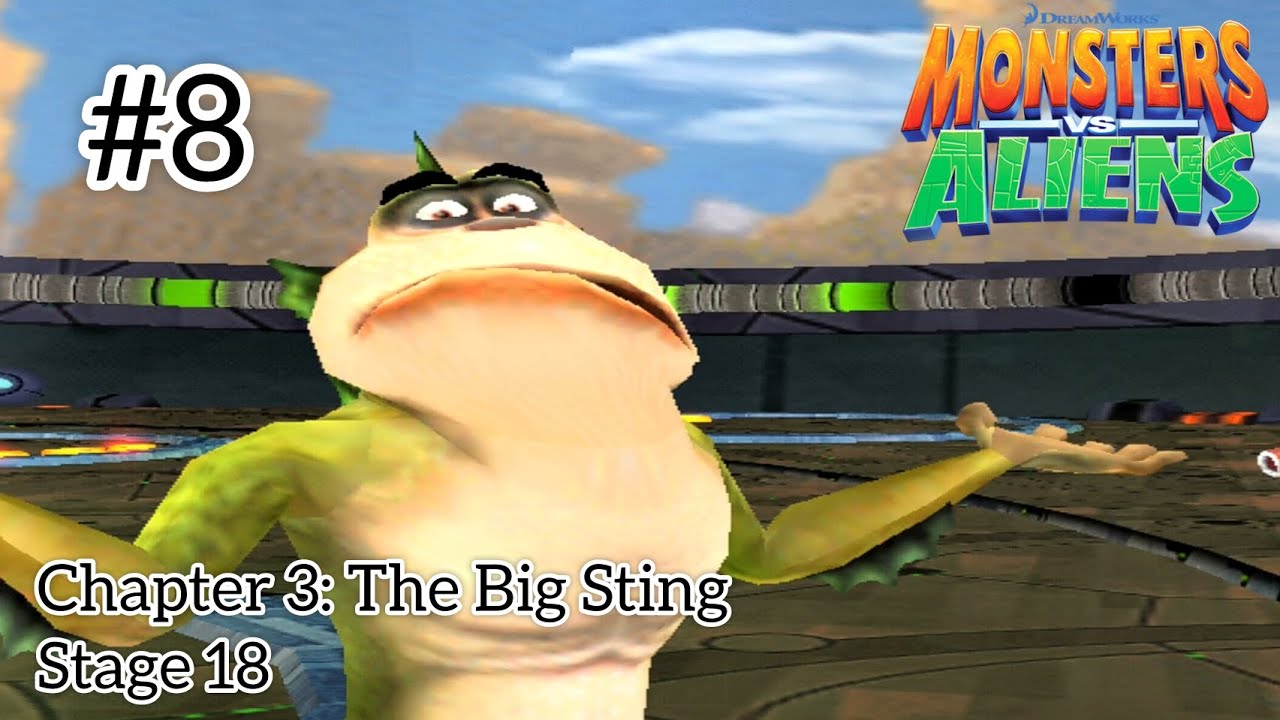 Monsters vs. Aliens (PS2) | Chapter 3: The Big Sting, Stage 18