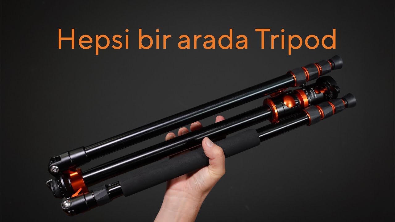 Hepsi Bir Arada Tripod, 2.40m. Kentfaith T254A8 I K&F Concept