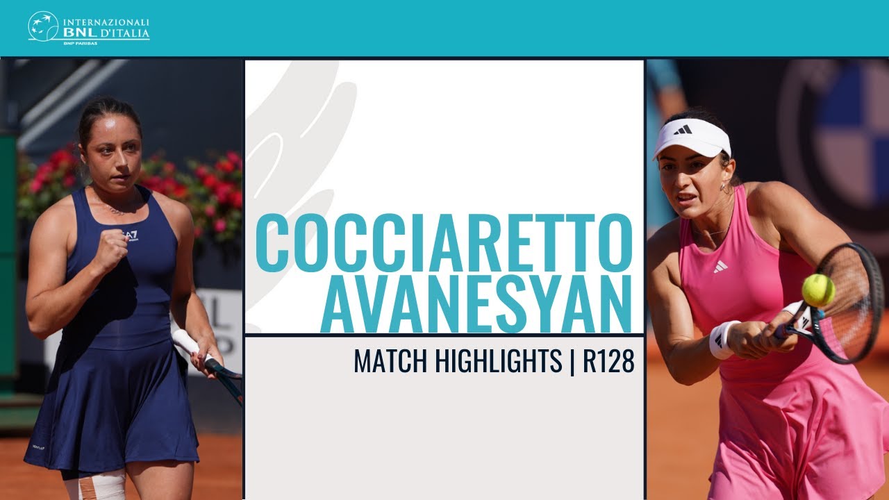 Cocciaretto vs Avanesyan | R128 Highlights | Internazionali BNL d’Italia 2025