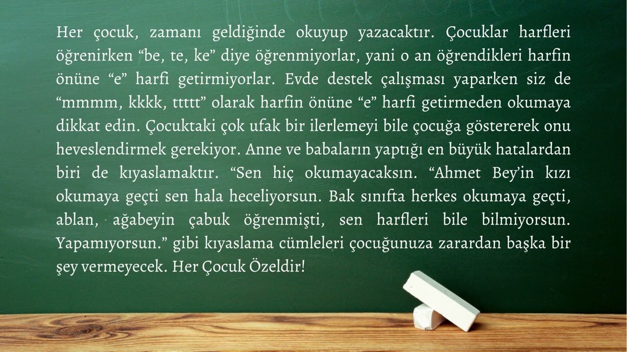 İLKOKUL 1. SINIF VELİLERİ NELERE DİKKAT ETMELİ ?