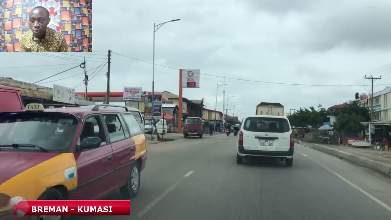 Breman Town, U.G.C and Breman Bonsuom Drive Tour in Kumasi.