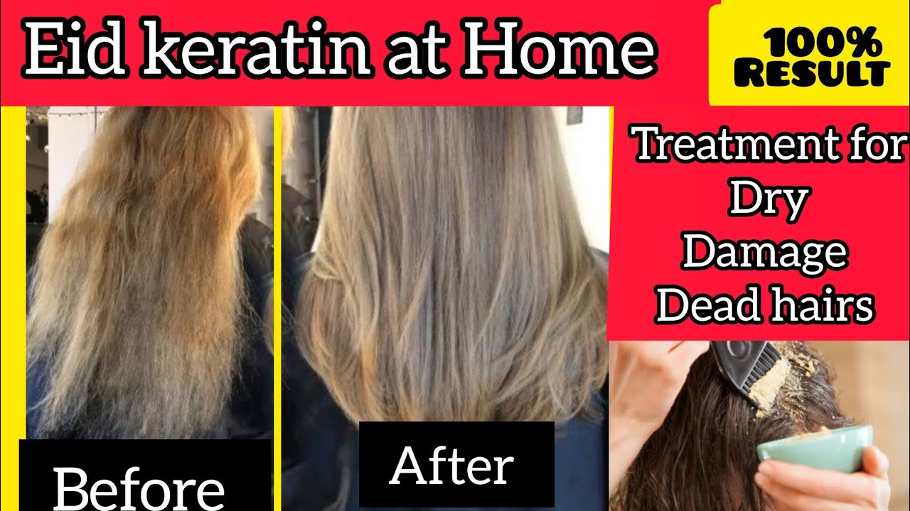 Hair protein Mask for Dead and Frizzy Hair |Keratin Treatment at home| Hair Mask for Silky Hairs