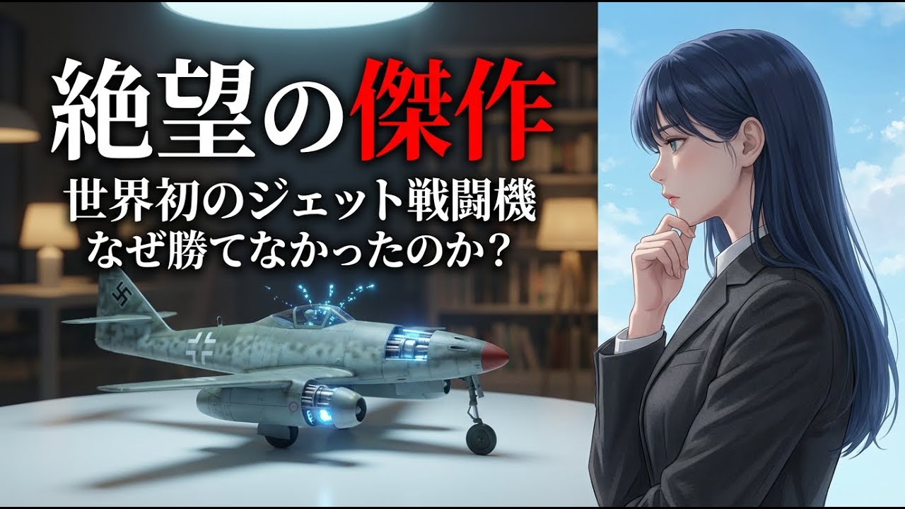 「Me262、実戦投入」時速870kmの衝撃と脆すぎた心臓、なぜ勝てなかったのか… ,ドイツ空軍,ジェット戦闘機,シュヴァルベ,本土防空,1944年