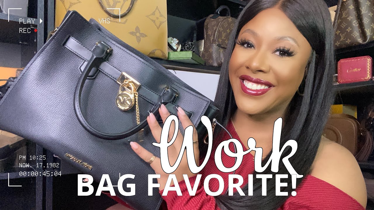 I Carried These 2 Bags All Week! | Michael Kors Hamilton & Mercer In Black + Comparison