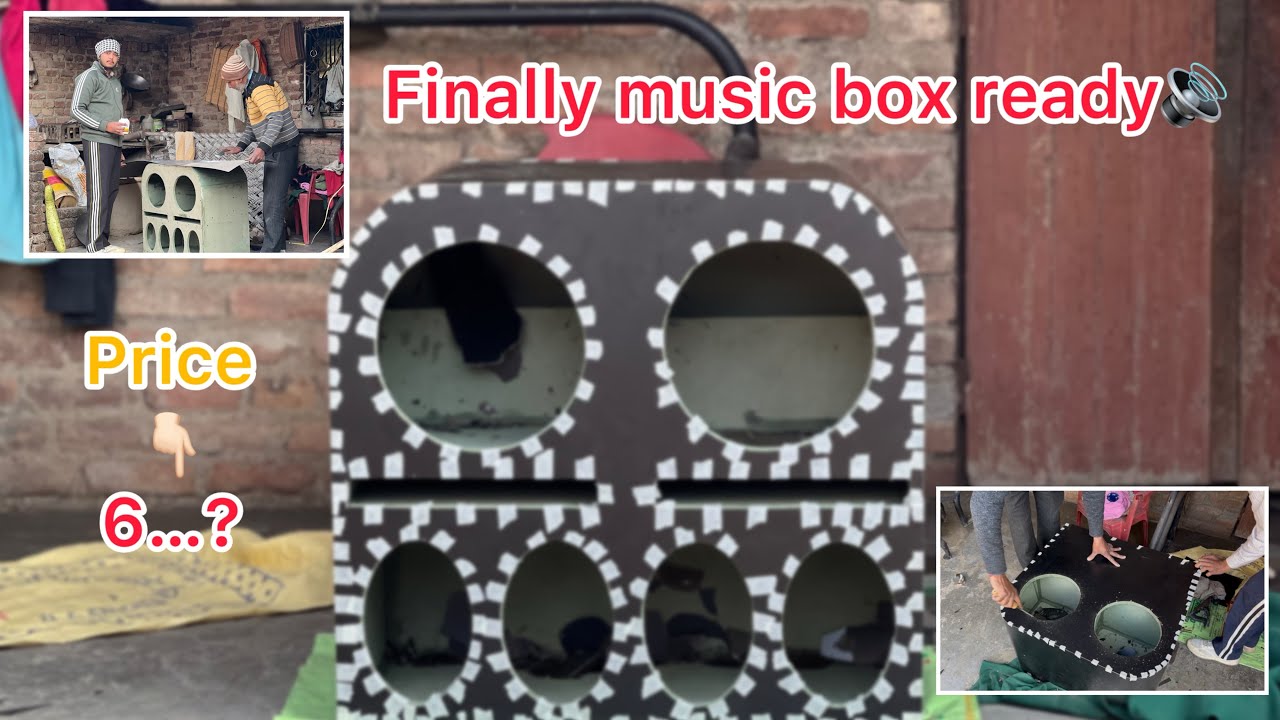 Finally music systum box ready🔊||full detail in this video 🫡with price🔊||