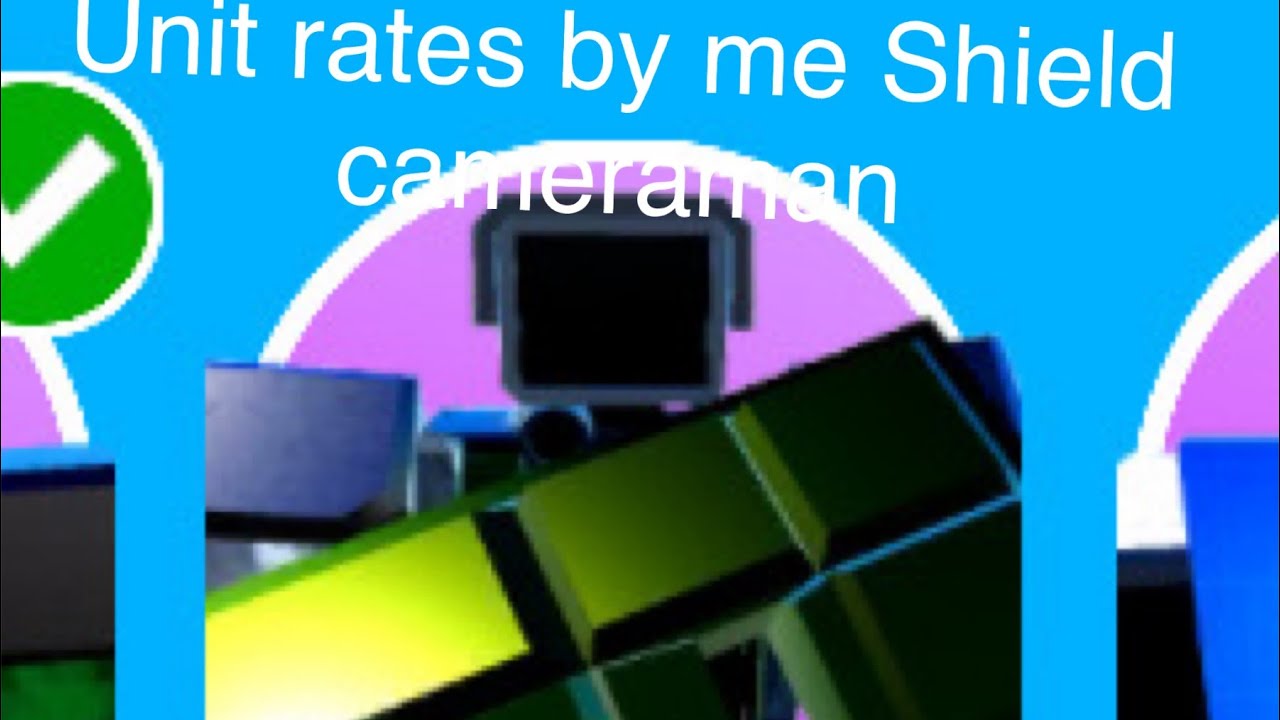 ￼ unit rates by me shield cameraman ￼