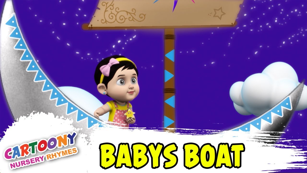 Baby's Boat Part 1 | poem of Nursery Rhymes | cartoony rhymes