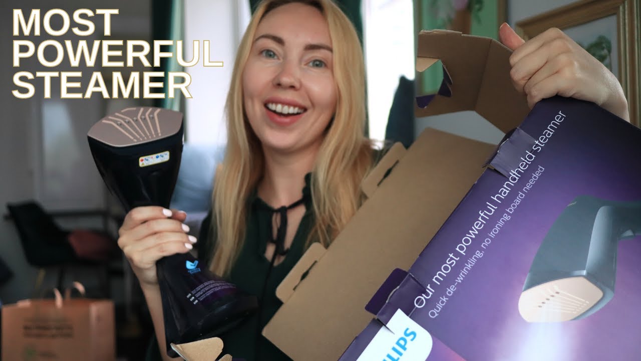 MOST POWERFUL HANDHELD STEAMER PHILIPS. Unboxing & First Impression 2021